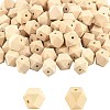 Unfinished Wood Beads WOOD-PH0009-35-1