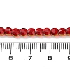 Electroplate Glass Beads Strands EGLA-A040-01B-4
