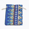 Polycotton(Polyester Cotton) Packing Pouches Drawstring Bags ABAG-T006-A23-2