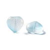 Electroplate Frosted Glass Bead EGLA-H102-08G-1