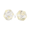 Electroplate Transparent Glass Beads EGLA-Q140-01-A08-2