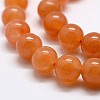 Natural Red Aventurine Bead Strands X-G-P257-03-6mm-3