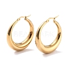 Ion Plating(IP) 304 Stainless Steel Hoop Earrings EJEW-O096-45G-1