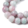 Ombre Effect Dyed Glass Beads Strands GLAA-T031-01O-08-4