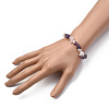 Chips Gemstone Beaded Stretch Bracelets BJEW-JB01824-04-4