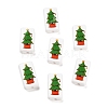 Christmas Theme Printed Opaque Acrylic Beads OACR-R004-01N-1