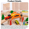 Wooden Train Track Risers WOOD-WH0029-57-4