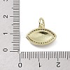 Real 18K Gold Plated Brass Micro Pave Cubic Zirconia Pendants KK-L209-072G-02-3
