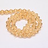 Transparent Glass Beads Strands EGLA-A039-T6mm-D18-2