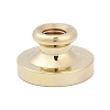 Golden Tone Crown Initial Wax Seal Brass Stamp Heads AJEW-A065-01Q-2