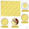 34 Sheets Self Adhesive Gold Foil Embossed Stickers DIY-WH0509-006-3