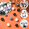 Halloween Theme Food Grade Eco-Friendly Silicone Beads SIL-YW0001-45-3