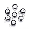 304 Stainless Steel Enamel Charms X-STAS-G122-24D-1