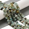 Natural Flower Amazonite Chips Beads Strands G-M205-12-01-7