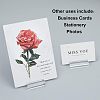 Acrylic Name Card Holder TACR-WH0001-09-6