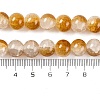 Crackle Baking Paint Imitation Jade Glass Beads Strands DGLA-T003-10mm-M-4