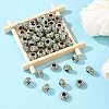 Alloy Rhinestone European Beads MPDL-R036-01F-5