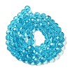 Transparent Glass Beads EGLA-A035-T10mm-D08-3