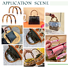   4Pcs 2 Styles Arch Plastic Imitation Bamboo Shank Bag Handles DIY-PH0022-31-6