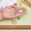 Craftdady 12Pcs 6 Style Epoxy Resin Pendants RESI-CD0001-04-5