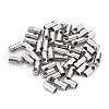 Tarnish Resistant 201 Stainless Steel Cord Ends STAS-F250-10P-M-1