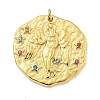 Real 18K Gold Plated Vacuum Plating 304 Stainless Steel Pendants STAS-L278-003G-06-1