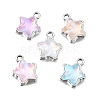 UV Plating Alloy and Glass Pendants GL-CBA6CEF-01P-1