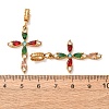 304 Stainless Steel Rhinestone Pendants RB-CBA5CCB-05B-G-2