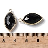 Natural Obsidian Pendants G-B009-01G-W-3