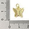 Real 18K Gold Plated Brass Pave Cubic Zirconia Pendants KK-M283-10E-02-3