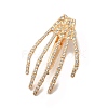 Halloween Theme Glass Rhinestone Alligator Hair Clips for Woman Girl PHAR-E018-03G-1