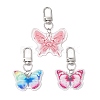 Butterfly Acrylic Pendant Decorations HJEW-JM02372-1