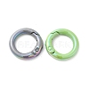 Spray Painted Alloy Spring Gate Ring PALLOY-H131-10-2