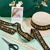 Ethnic Style Floral Pattern Embroidery Polyester Ribbons OCOR-WH0104-44A-4