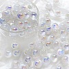 Rainbow Iridescent Plating Acrylic Beads FIND-B077-01A-1