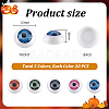 Craft Plastic Doll Eyes DIY-PH0019-63-2