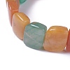 Natural Aventurine Beads Stretch Bracelets BJEW-L495-23-3