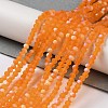 Transparent Glass Beads Strands EGLA-A044-T1mm-MB25-2