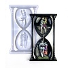 Valentine's Day Sandglass with Couple DIY Wall Decoration Statue Silicone Molds LS-SIL-F007-11-1