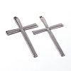 Tibetan Style Alloy Cross Large Pendants EAAA0100Y-NF-1