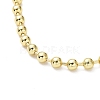 Rack Plating Brass Ball Chain Necklaces for Women NJEW-G102-01C-G-2