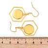 304 Stainless Steel Earring Cabochon Settings STAS-D267-01C-G-2