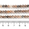 Natural Black Sunstone Beads Strands G-U009-A01-01-5