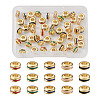 50Pcs 5 Colors Brass Rack Plating KK-KS0001-21-RS-1