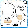 Iron with Wood Display Stands ODIS-WH0080-28A-2