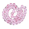 Handmade Frosted Lampwork Beads Strands LAMP-N021-39A-2