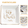 CREATCABIN Porcelain Square Jewelry Holder AJEW-CN0001-06B-3