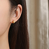 304 Stainless Steel Round Ball Stud Earrings for Women GN4839-2