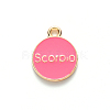 Alloy Enamel Pendants X-ENAM-S124-01A-03L-3