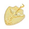 Religion Brass Micro Pave Clear Cubic Zirconia Big Pendants KK-A303-10D-G-2